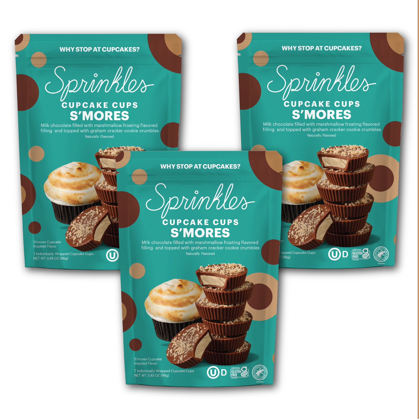 S'Mores Cupcake Cups (3 Pack)