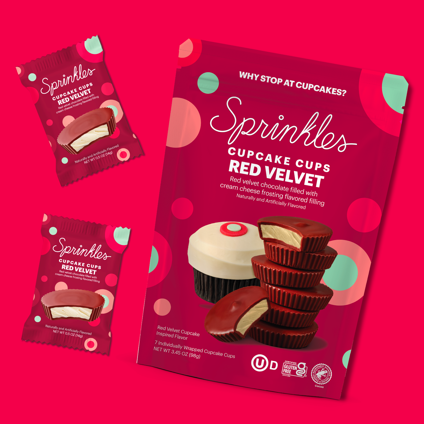 Red Velvet Cupcake Cups (3 Pack)