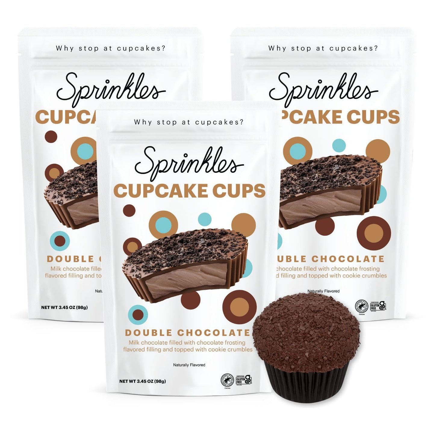 Double Chocolate Cupcake Cups (3 Pack)