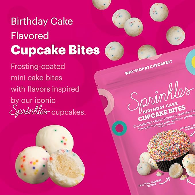 Sprinkles Cupcake Bites (2 Pack)