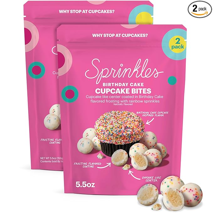 Sprinkles Cupcake Bites (2 Pack)