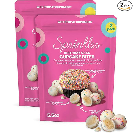 Sprinkles Cupcake Bites (2 Pack)