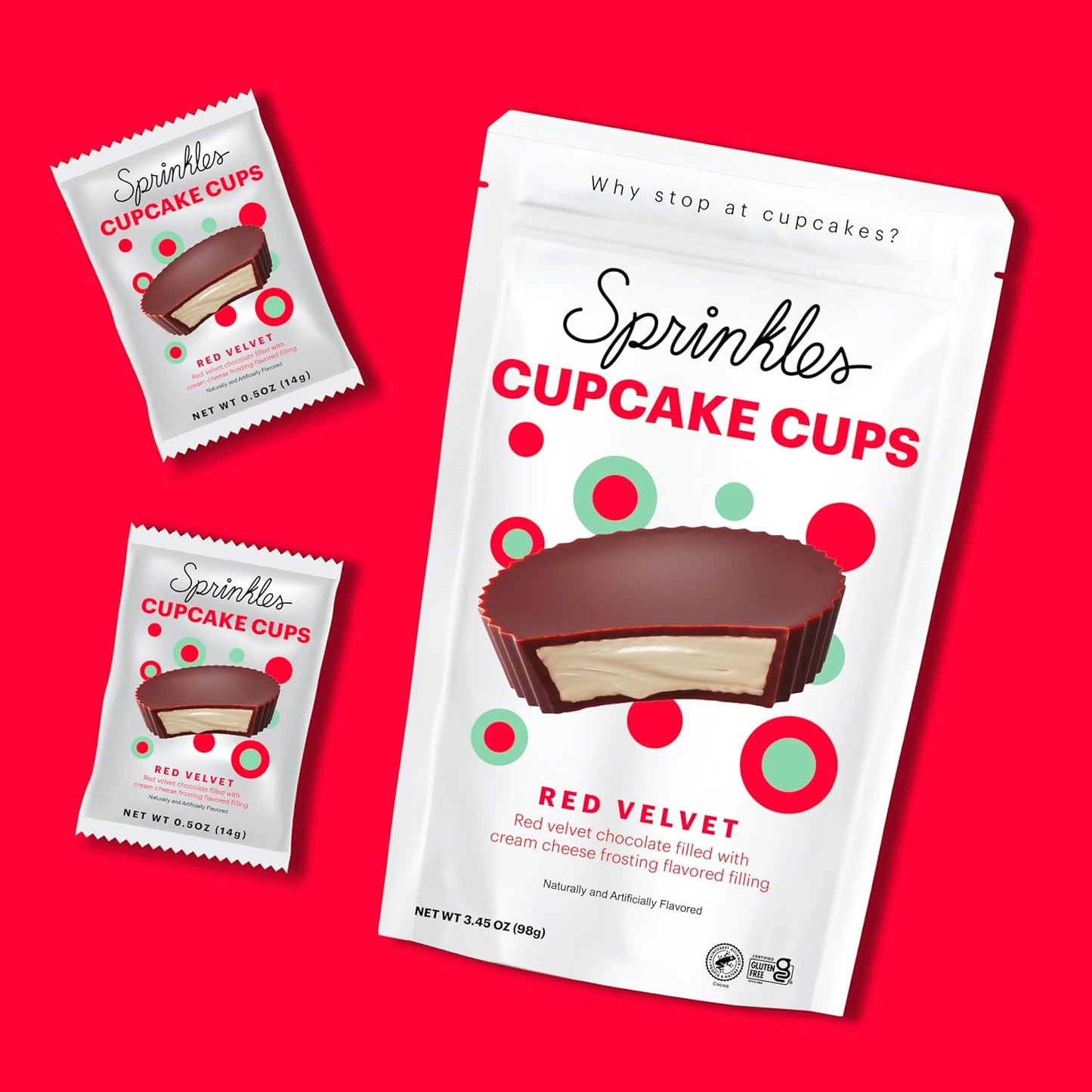 Red Velvet Cupcake Cups (3 Pack)