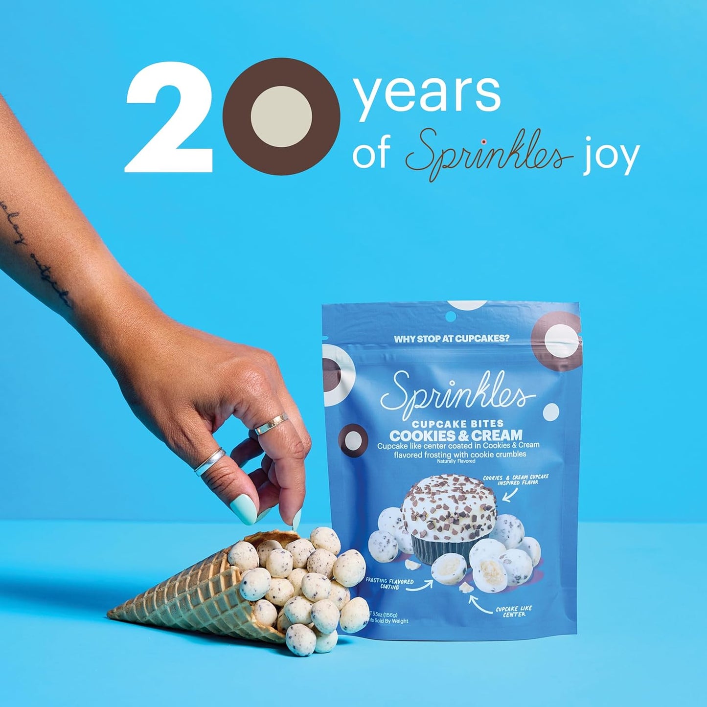 Cookies & Cream - Sprinkles Cupcake Bites (2 Pack)