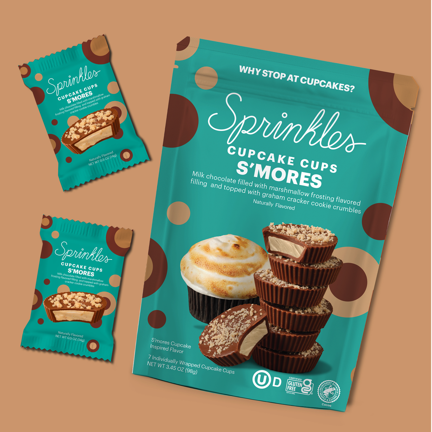 S'Mores Cupcake Cups (3 Pack)